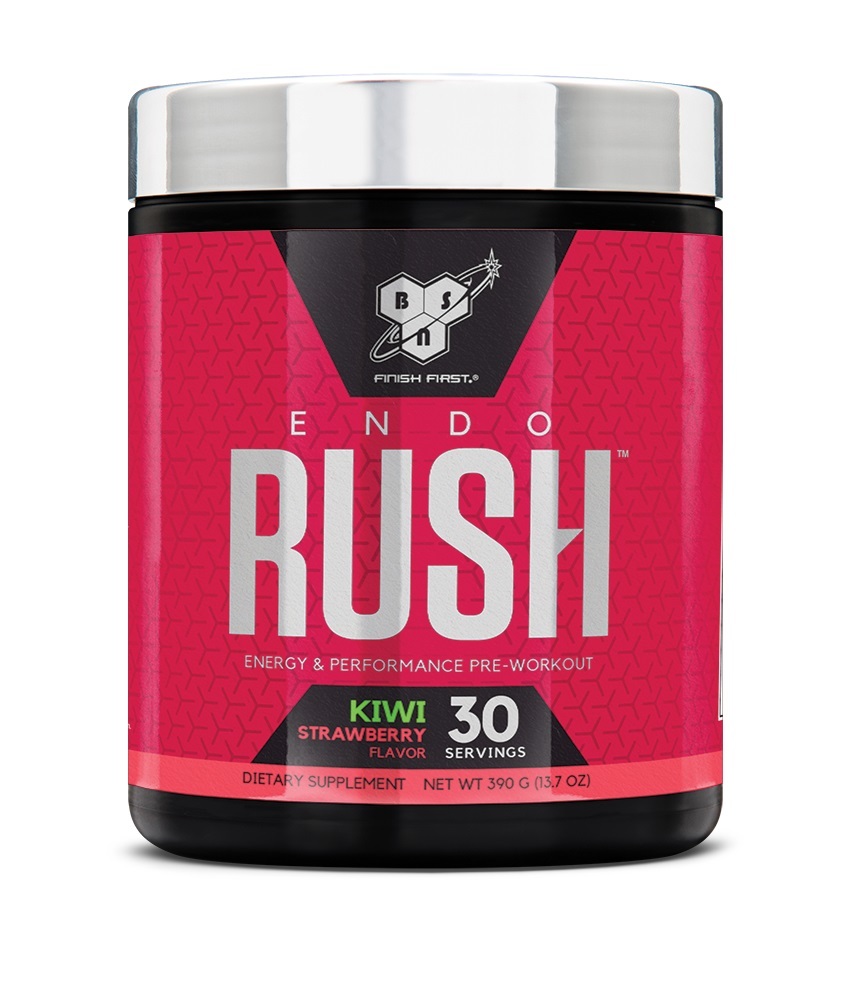 BSN Endorush Pre-Workout - Strawberry Kiwi (30 Serves, 390g) image