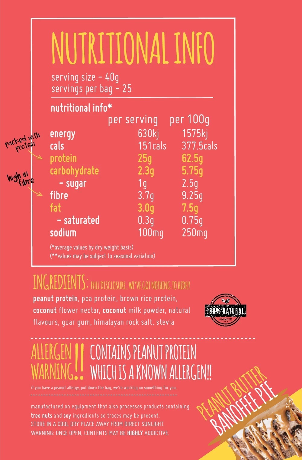 Macro Mike Protein+ - Banoffee Pie (1kg) image