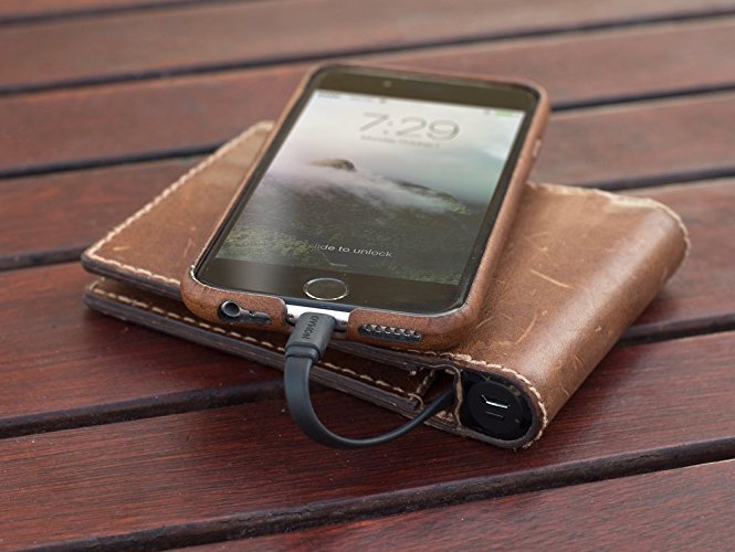 Nomad Horween Leather Charging Wallet - Bifold (Brown) image