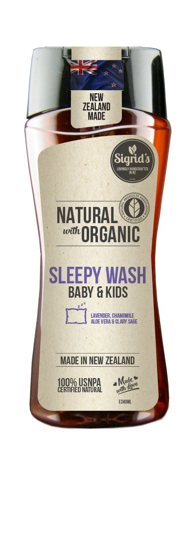 Sigrid's Natural Baby & Kids Sleepy Wash - Lavender & Chamomile (250ml) image