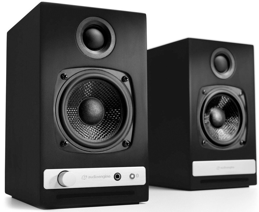 Audioengine HD3 Wireless Speaker | Desktop Monitor Stereo Speakers - Satin Black