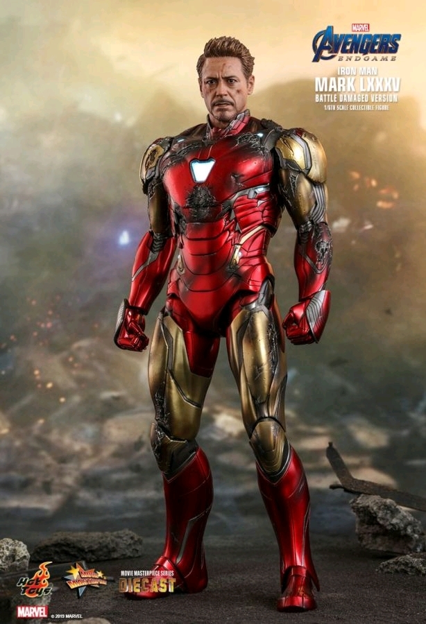 Iron Man Mk. LXXXV (Battle Damaged Ver.) - 12" Articulated Figure image