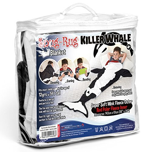 Snug-Rug Killer Whale Tail Blanket