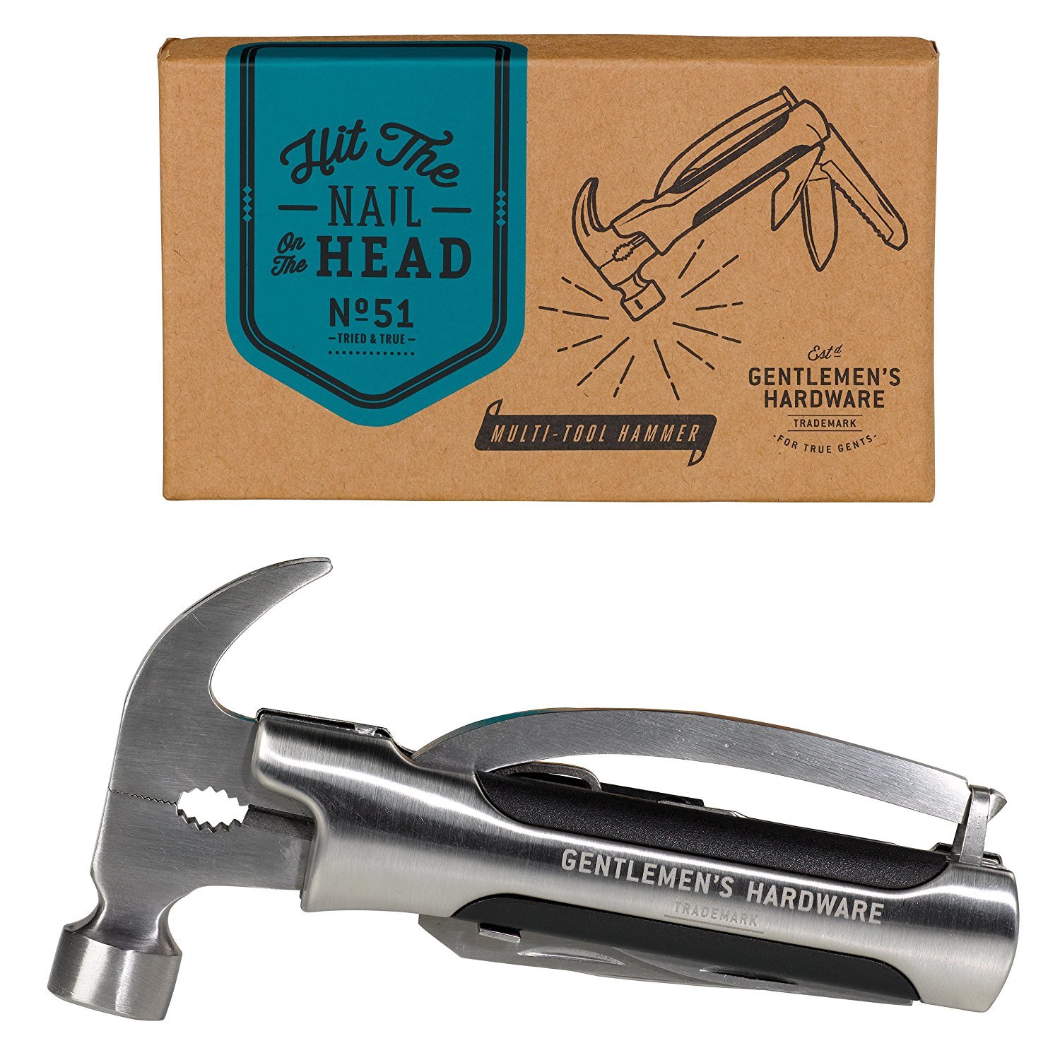 Gentlemen's Hardware MultiTool Hammer at Mighty Ape NZ