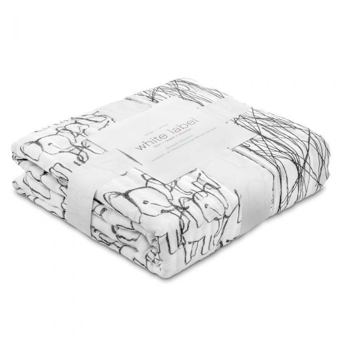 Buy Aden + Anais White Label Classic Dream Blanket Sage Advice/Animals at Mighty Ape NZ