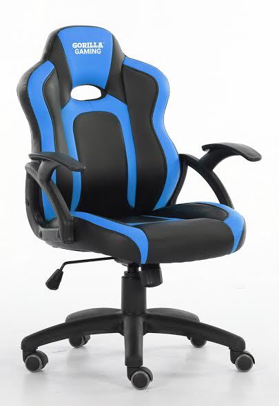 Gorilla Gaming Little Monkey Chair - Blue & Black for image