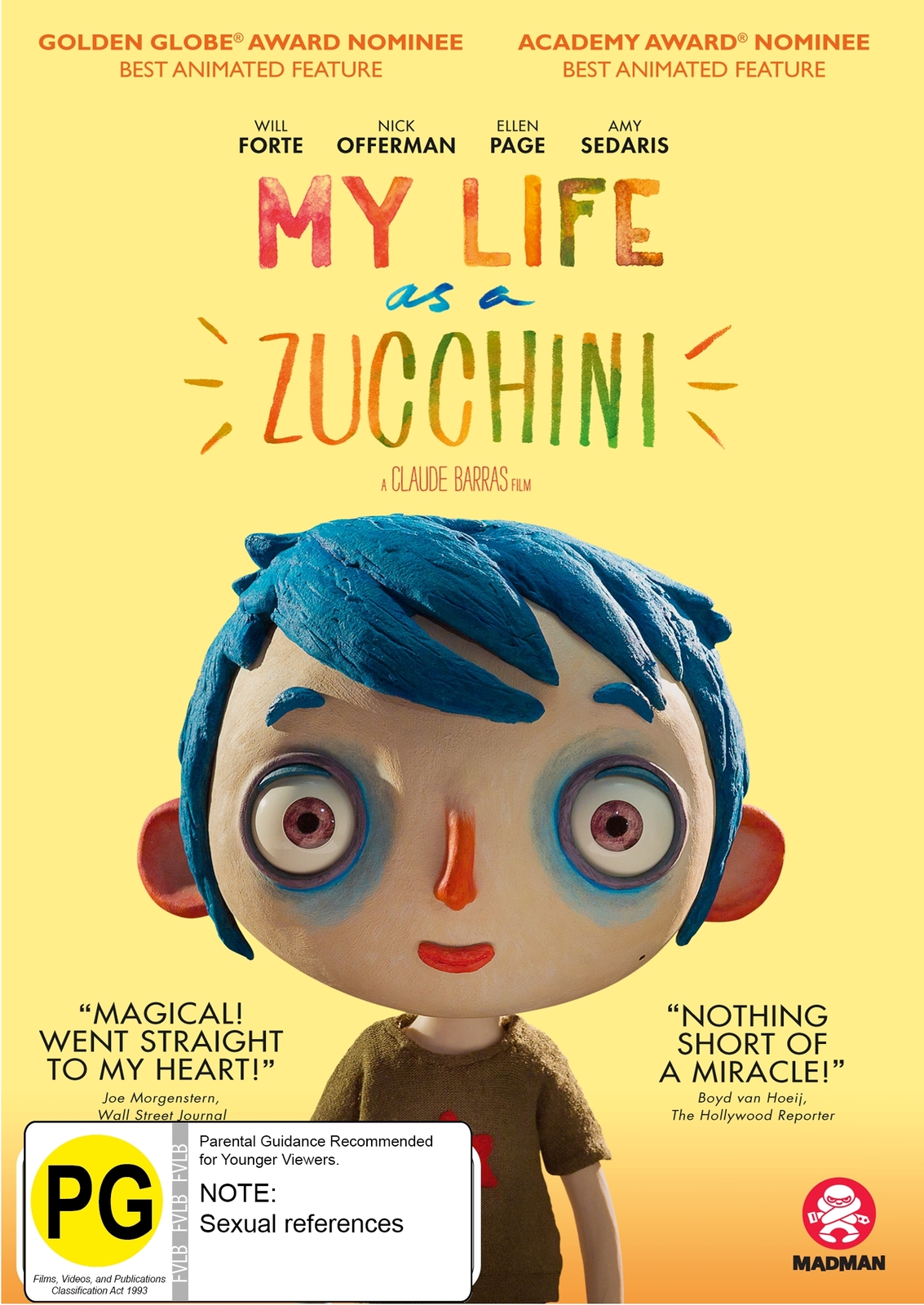 My Life As A Zucchini on DVD image