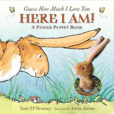 Guess How Much I Love You: Here I Am A Finger Puppet Book by Sam McBratney image