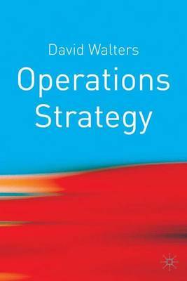 Operations Strategy by David Walters image