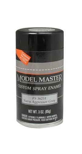 Model Master: Enamel Aerosol - Aggressor Gray (Flat) image