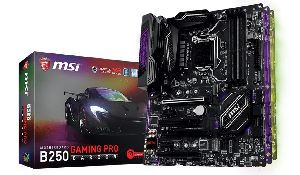 MSI B250 Gaming Pro Carbon Motherboard image