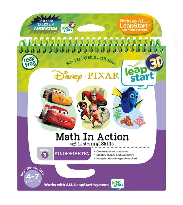 Leapstart 3D: Disney Pixar - Math In Action With Listening Skills (Level 3)