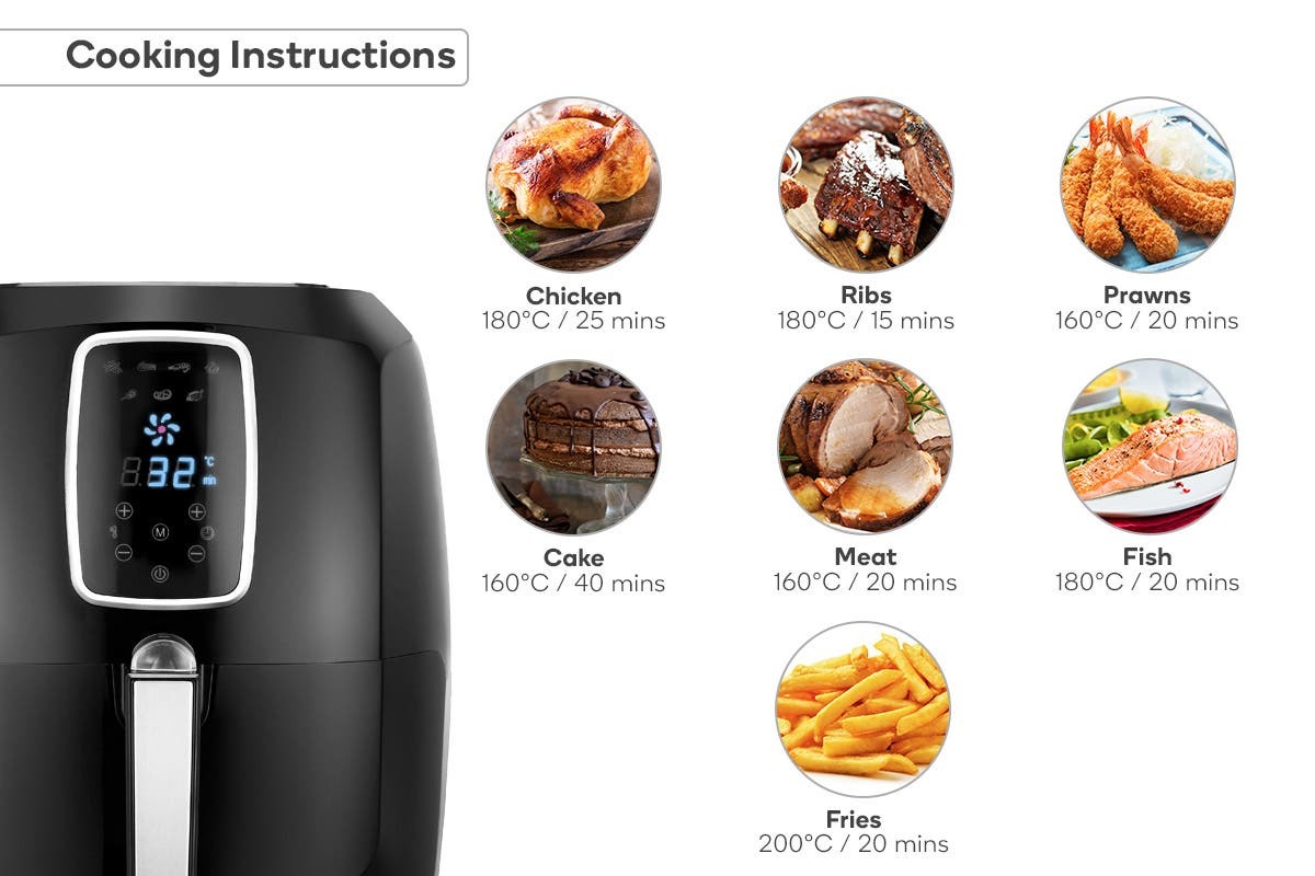 Kogan: 6.2L Digital Low Fat 1800W Air Fryer image