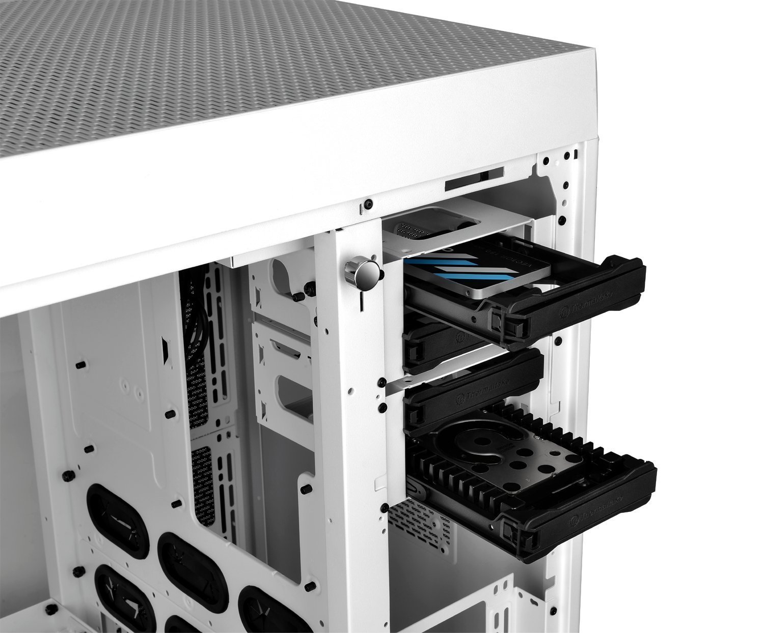 Thermaltake: The Tower 900 E-ATX Vertical Super Tower Chassis - Snow Edition (White) image