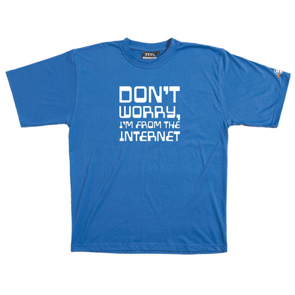 From The Internet - Tshirt (Blue) Large image