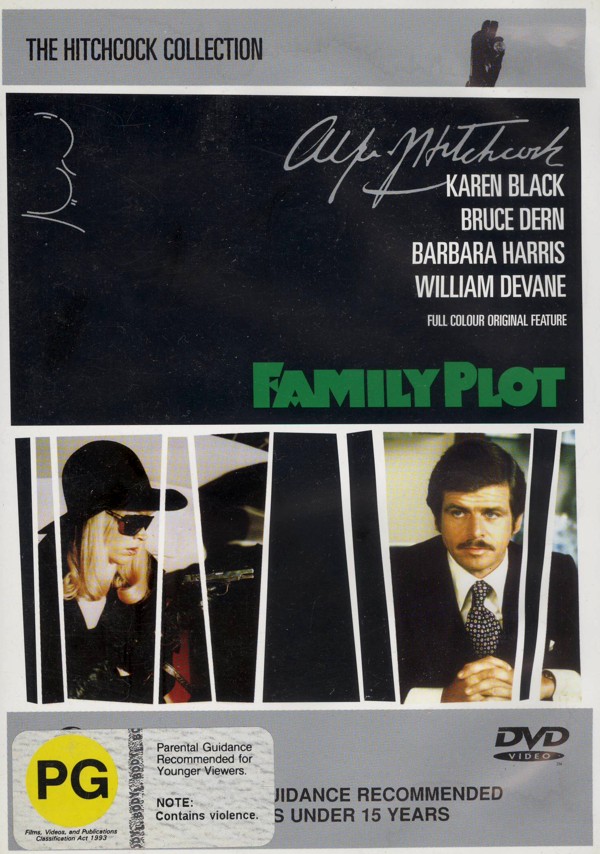 Family Plot on DVD