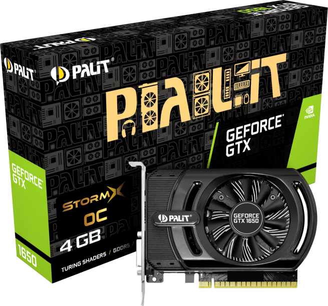 NVIDIA GeForce GTX 1650 StormX OC 4GB Palit GPU