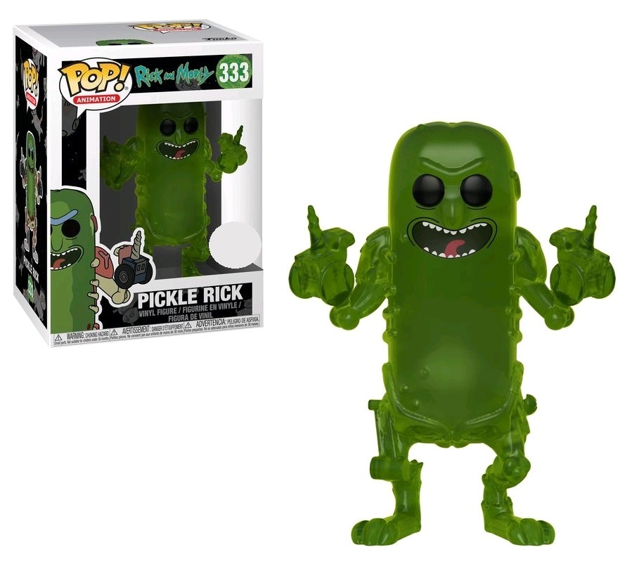 Rick & Morty – Pickle Rick (Translucent Ver.) Pop! Vinyl Figure image