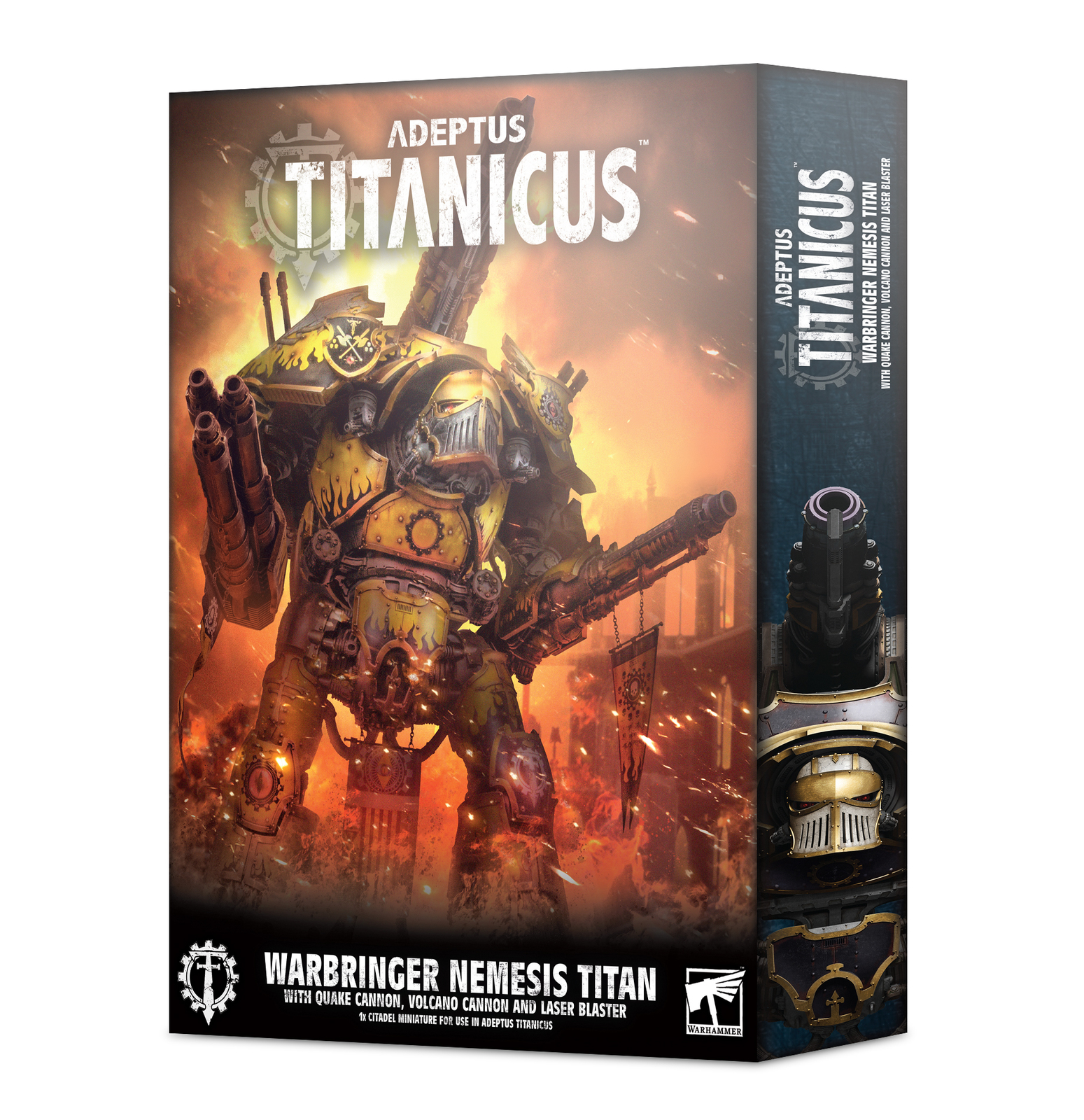 Adeptus Titanicus Warbringer Nemesis Titan with Quake Cannon