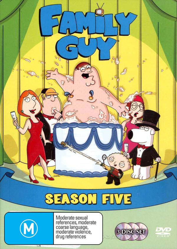 Family Guy - Season 5 (3 Disc Set) on DVD image