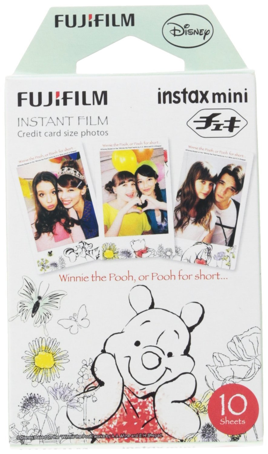 Fujifilm Instax Mini Film 10 Pack - Winnie the Pooh image