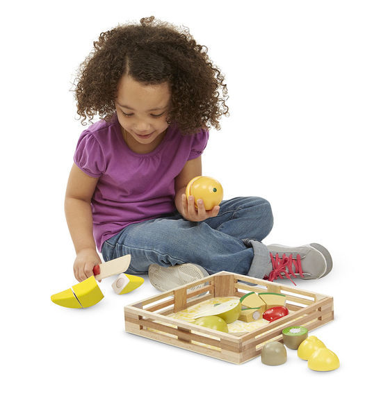 Melissa & Doug: Cutting Fruit - Wooden Set