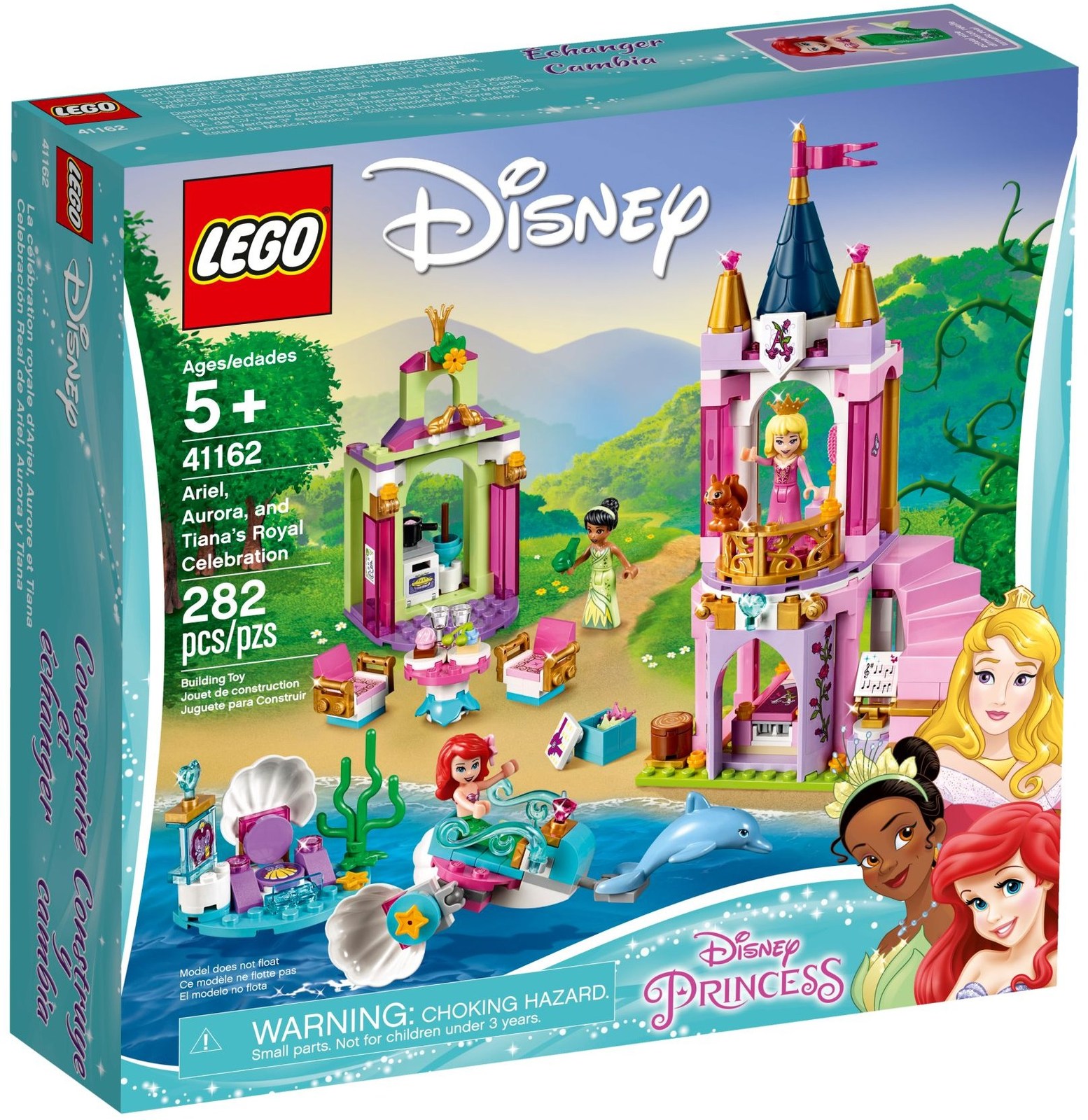 LEGO Disney - Ariel, Aurora, & Tiana's Royal Celebration (41162) image