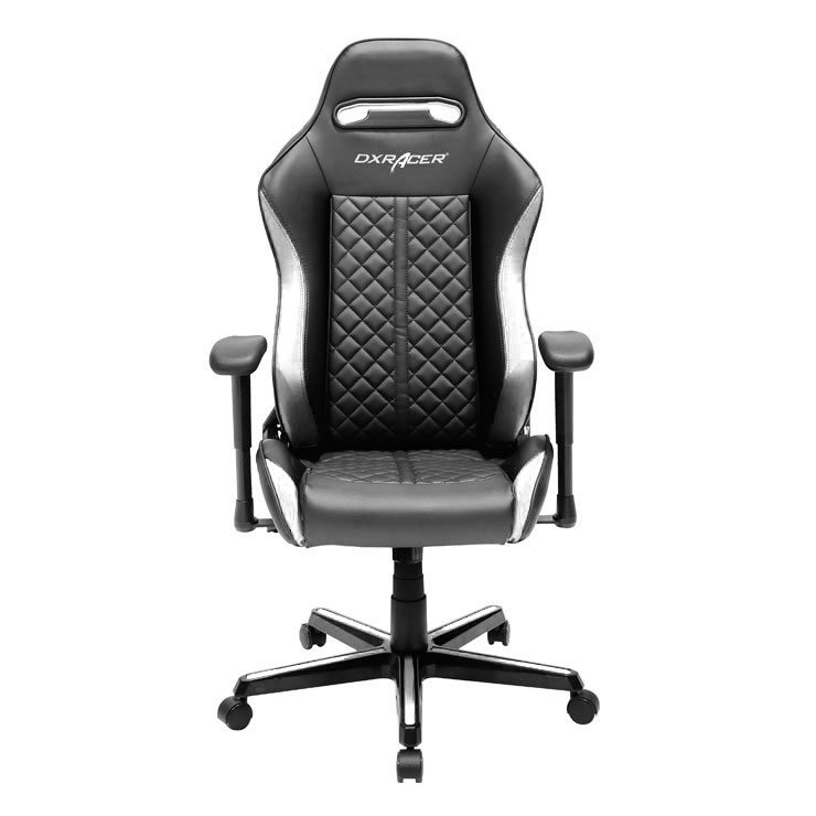 DXRacer Drifting Series DH73 Gaming Chair (Black & White) for image