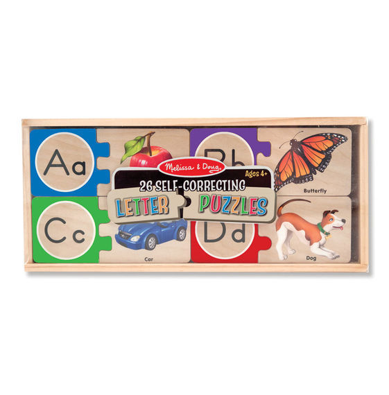 Melissa & Doug: Alphabet Letter - Puzzle Cards image