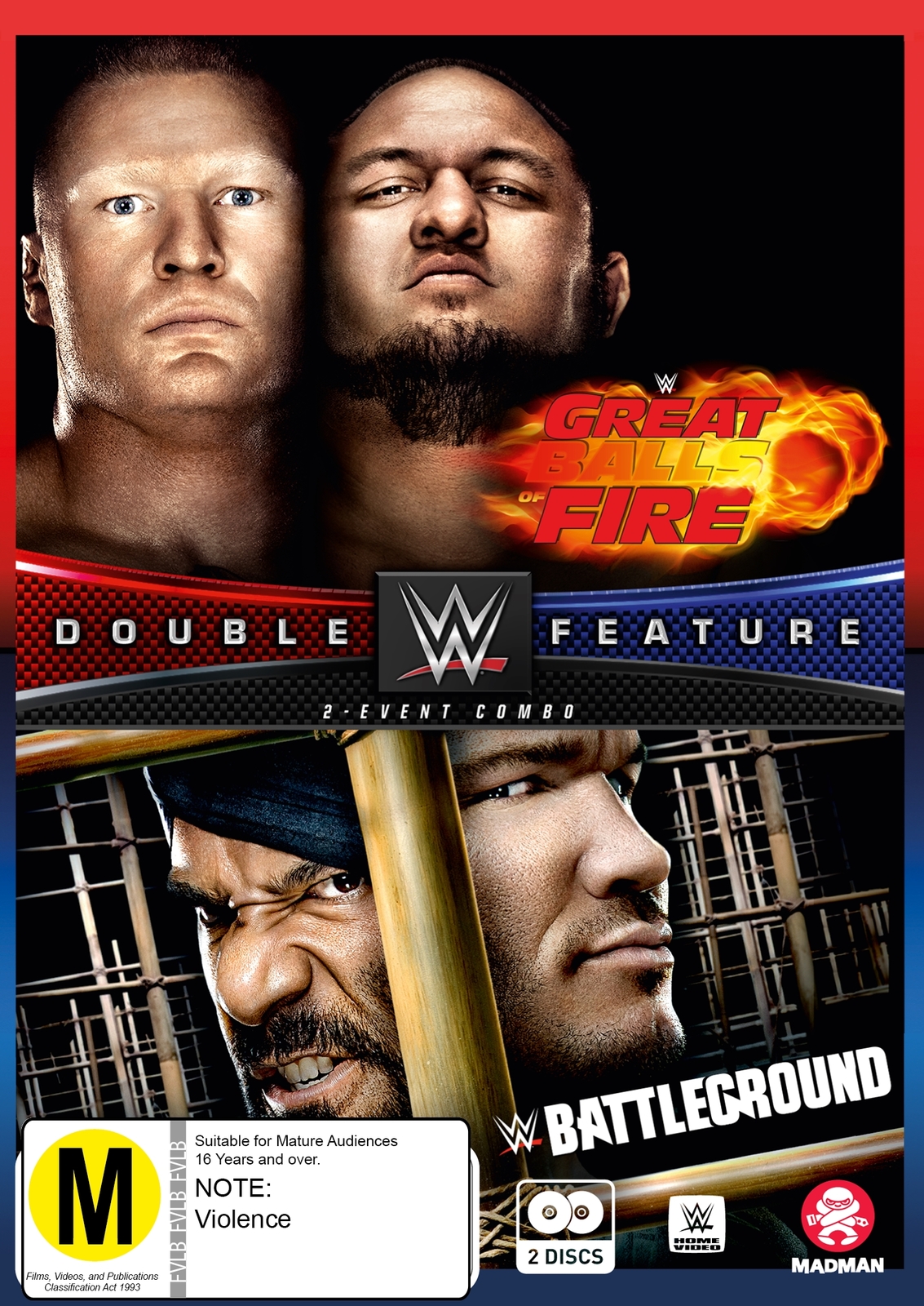 WWE: Great Balls Of Fire / Battleground 2017 (Double Feature) on DVD