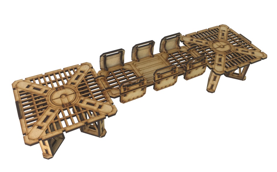 TTCombat: Tabletop Scenics – Sector 1 Small Platforms image