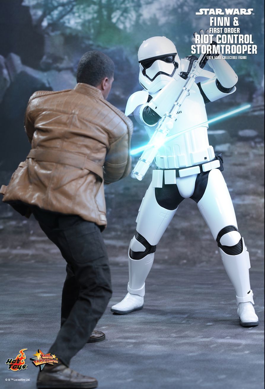 Star Wars: The Force Awakens - 12" Finn & First Order Riot Control Figure Set image