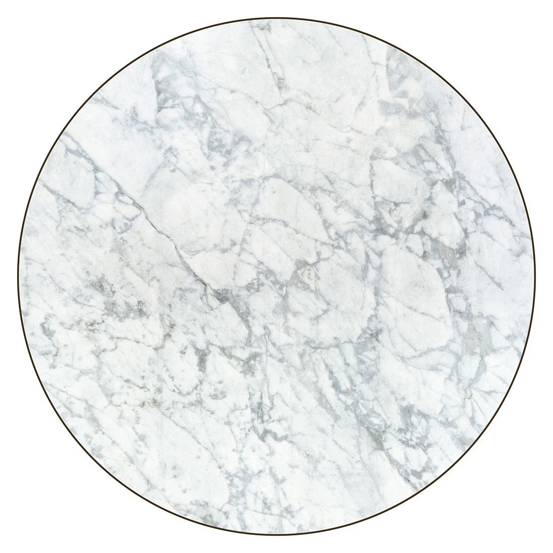Marble Patterned White Placemat Round (Single) at Mighty Ape Australia