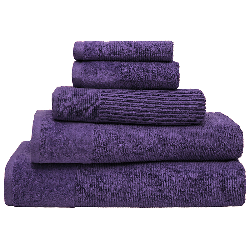 Bambury Costa Cotton Face Washer (Grape) image