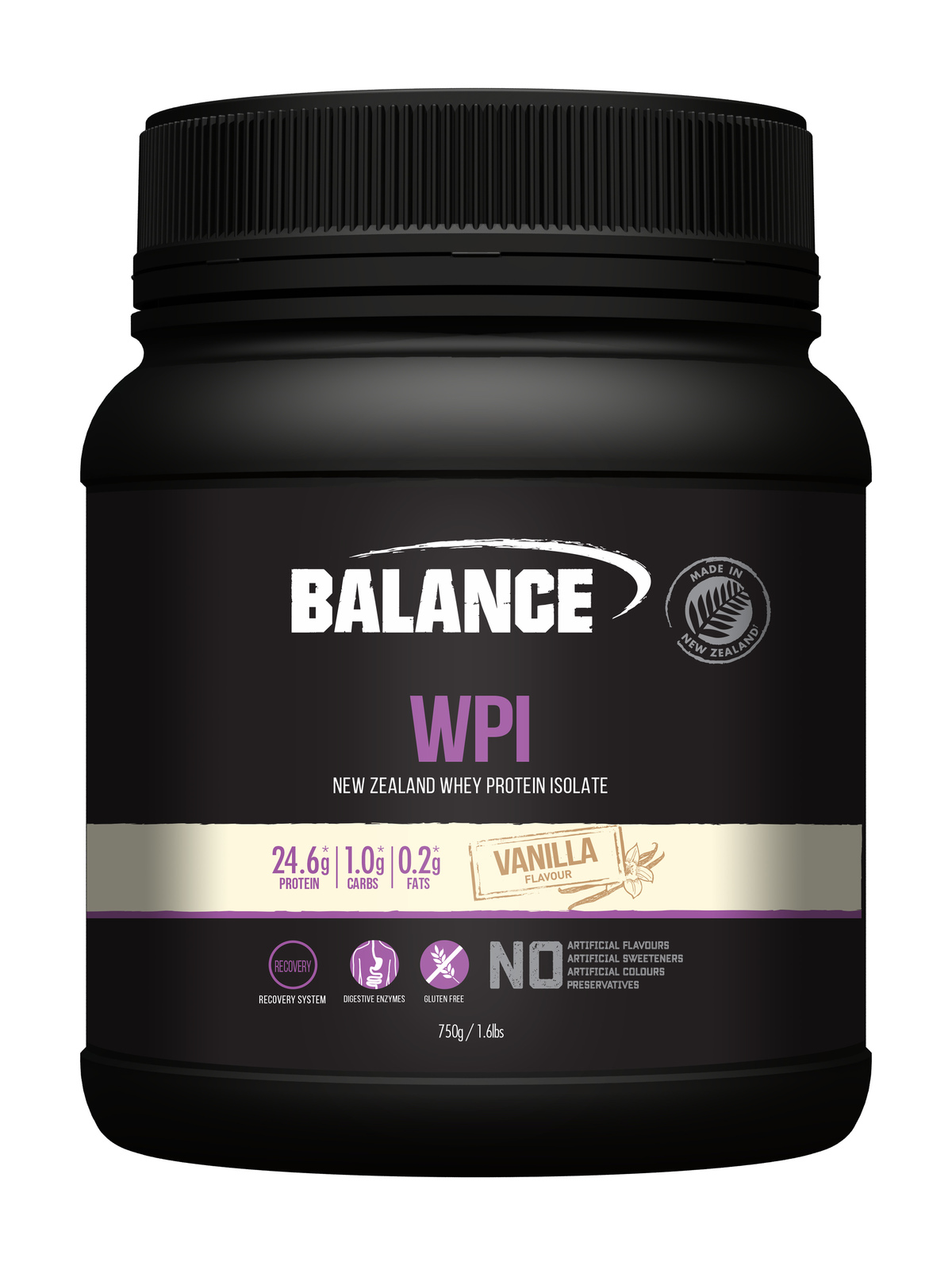 Buy Balance WPI Whey Protein Isolate Powder Vanilla (750g) at
