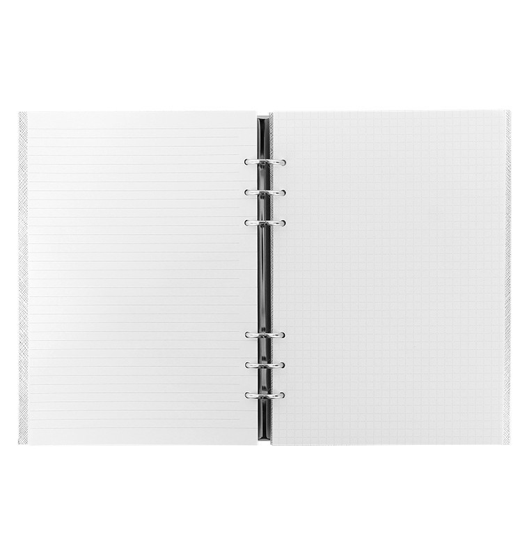 Filofax - A5 Saffiano Clipbook - Metallic Silver image
