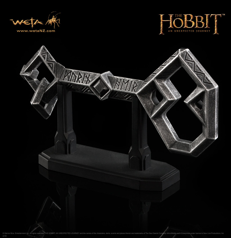 The Hobbit Key to Erebor Prop Replica - by Weta image