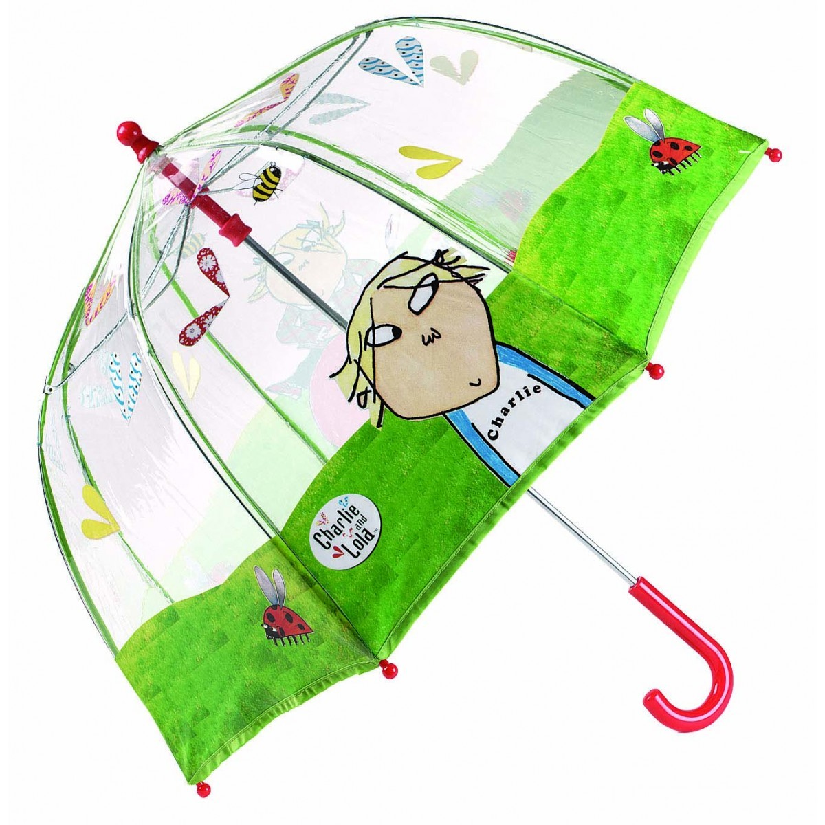 Charlie and Lola Clear Dome Umbrella Girl's at Mighty Ape Australia