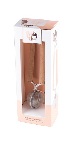 Pinky Up: Wood Handled - Simple Tea Infuser image