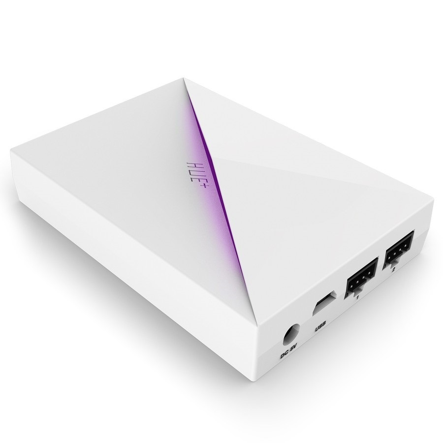 NZXT HUE+ Advanced PC Lighting - White/Purple image