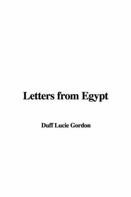 Letters from Egypt by Duff Lucie Gordon image