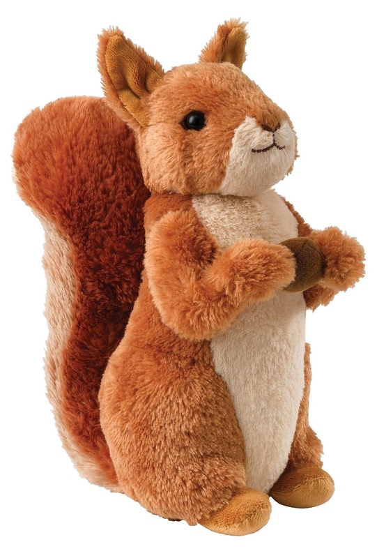large plush squirrel