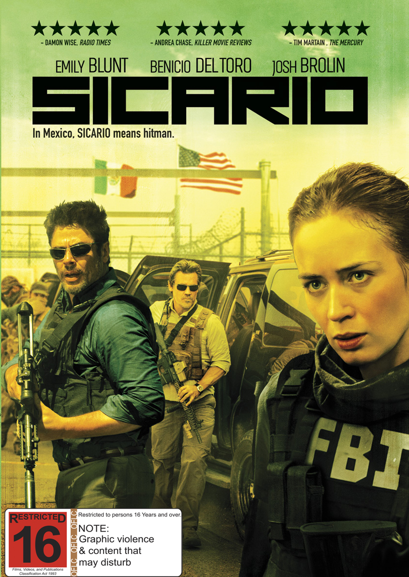 Sicario on DVD