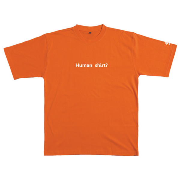 Human Shirt - Tshirt (Orange) for image