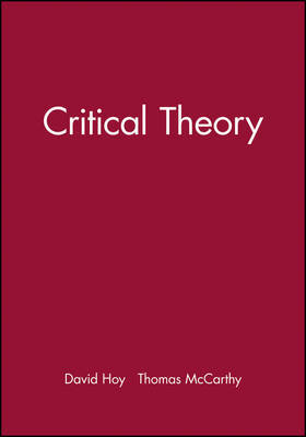 Critical Theory by David Hoy image