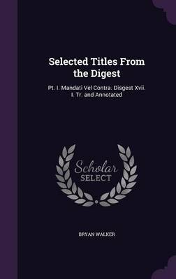 Selected Titles from the Digest by Bryan Walker image