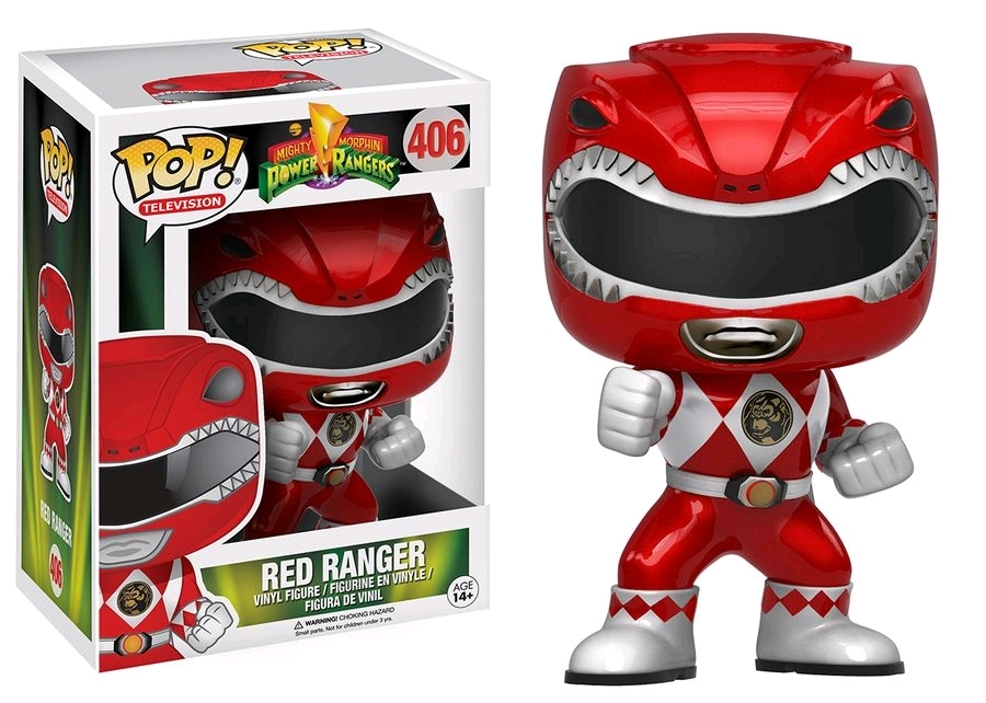 Power Rangers - Red Ranger (Metallic) Pop! Vinyl Figure image