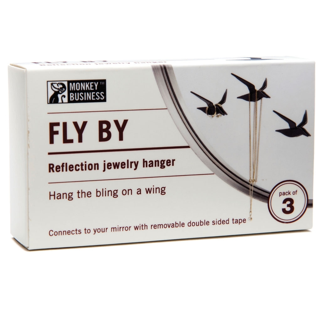 Monkey Business: Fly By Reflection Jewelry Holder (Black) image