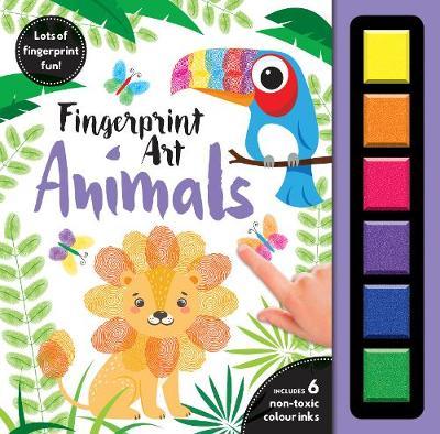 Finger Print Art Animals image