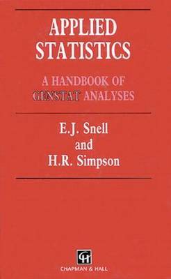 Applied Statistics by E. J. Snell image